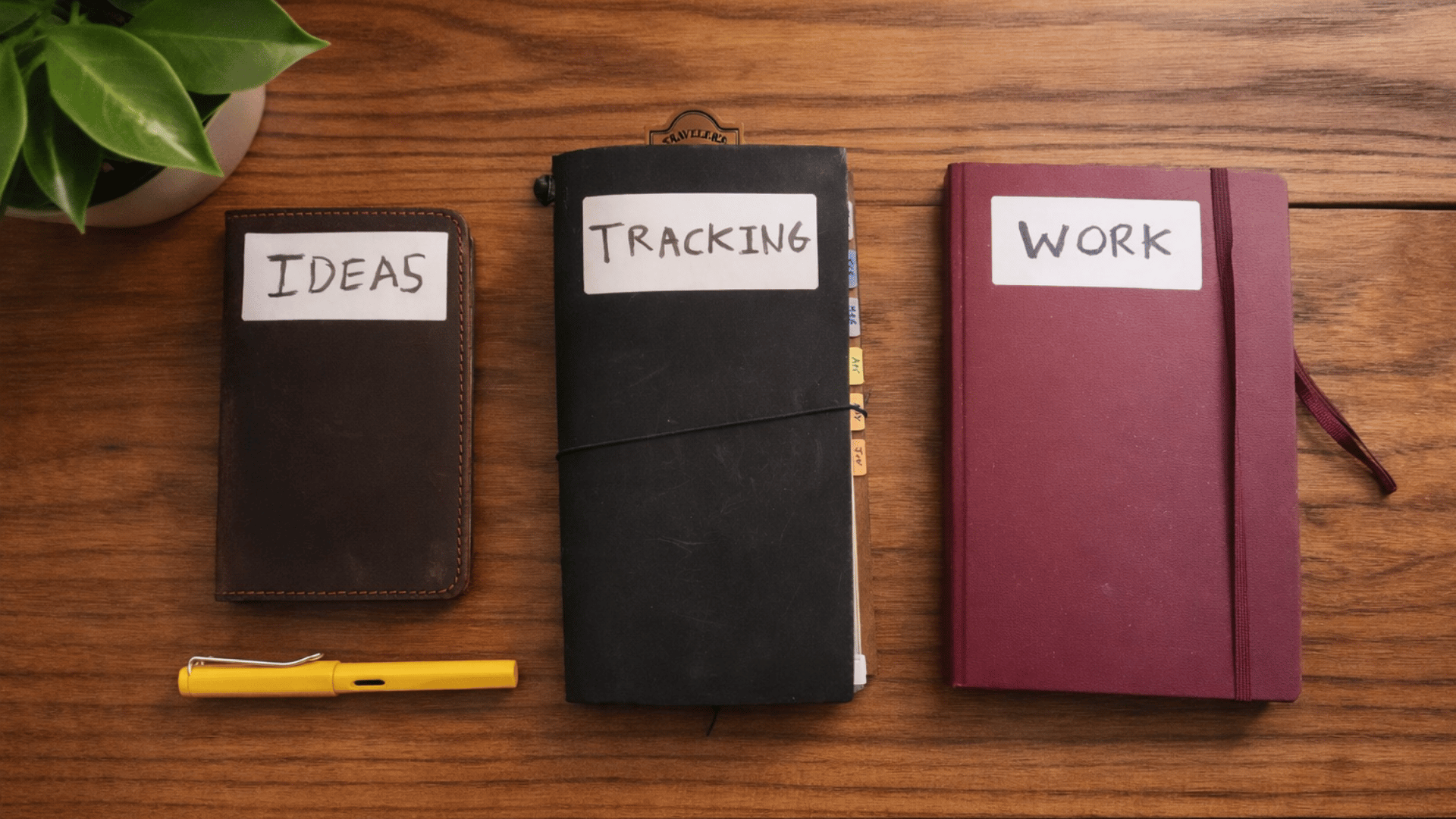 The 3 notebooks every writer needs