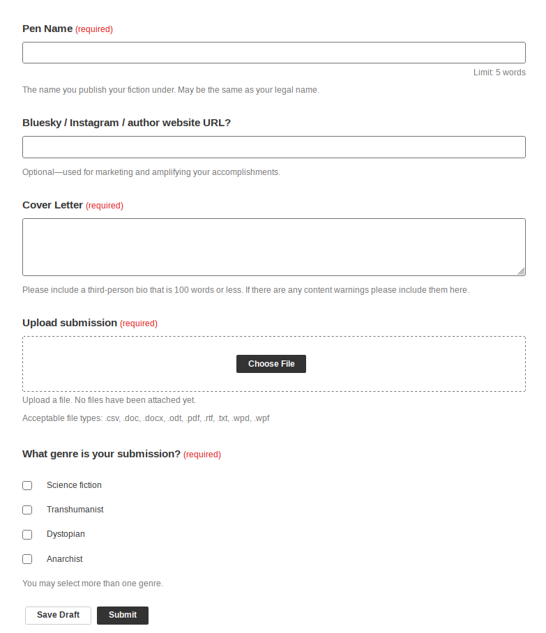 Submittable Example